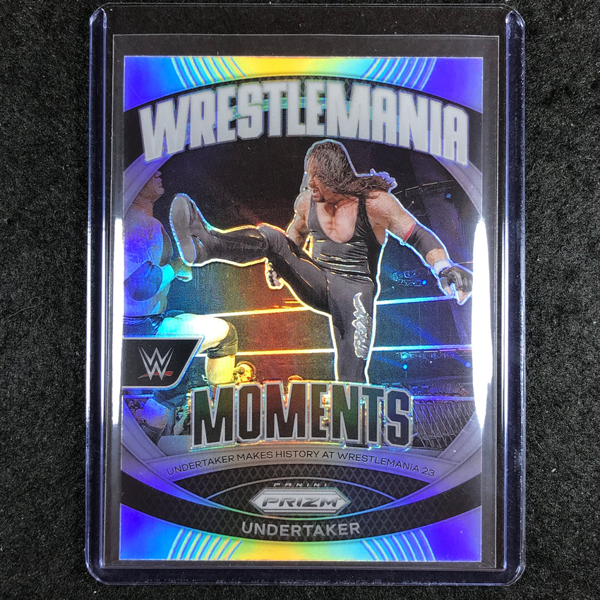 2024 Prizm WWE UNDERTAKER Wrestlemania Moments Silver #32