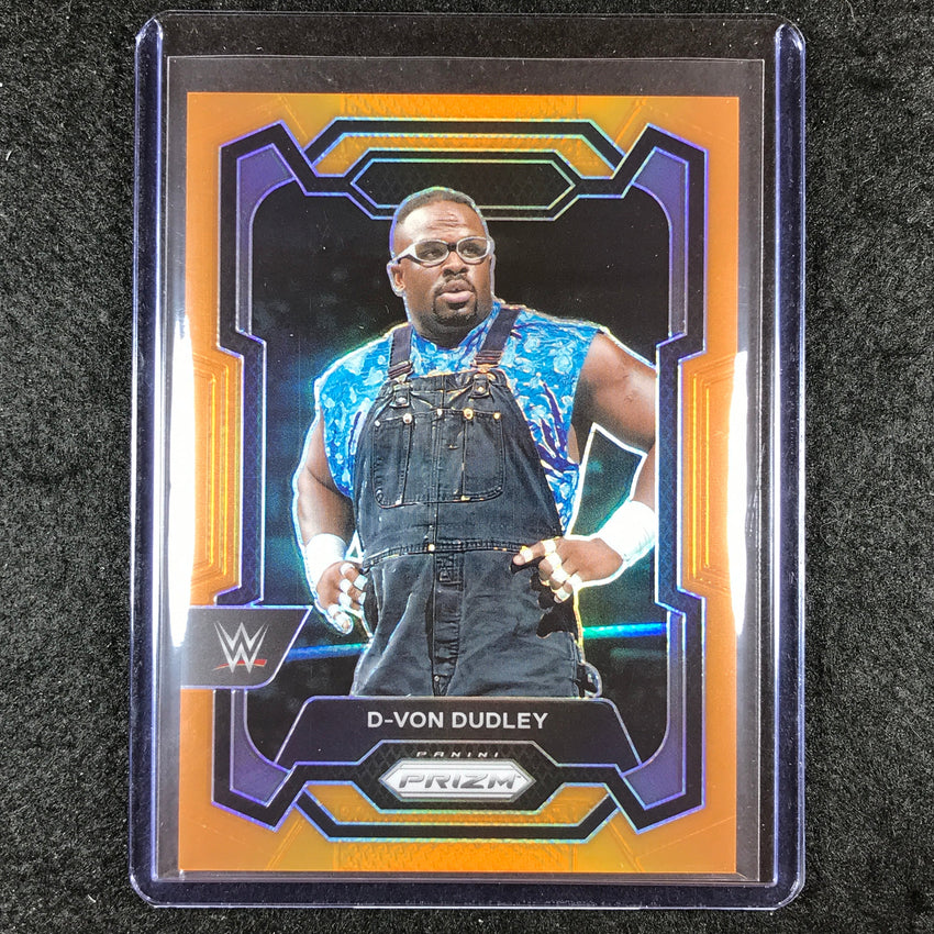 2024 Prizm WWE D-VON DUDLEY Base Vertical Orange 77/99 #192