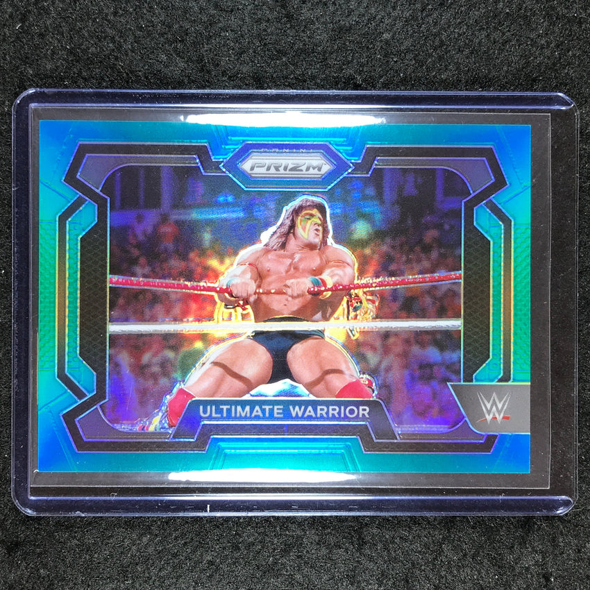 2024 Prizm WWE ULTIMATE WARRIOR Base Horizontal Teal 6/49 #11