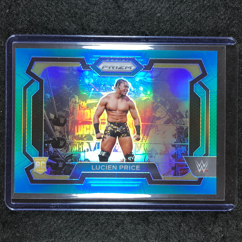2024 Prizm WWE LUCIEN PRICE Rookie Base Horizontal Teal 47/49 #43