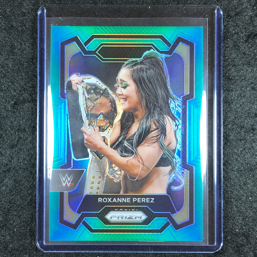 2024 Prizm WWE ROXANNE PEREZ Base Vertical Teal 47/49 #101