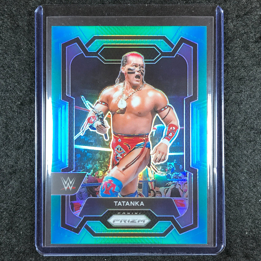 2024 Prizm WWE TATANKA Base Vertical Teal 5/49 #173