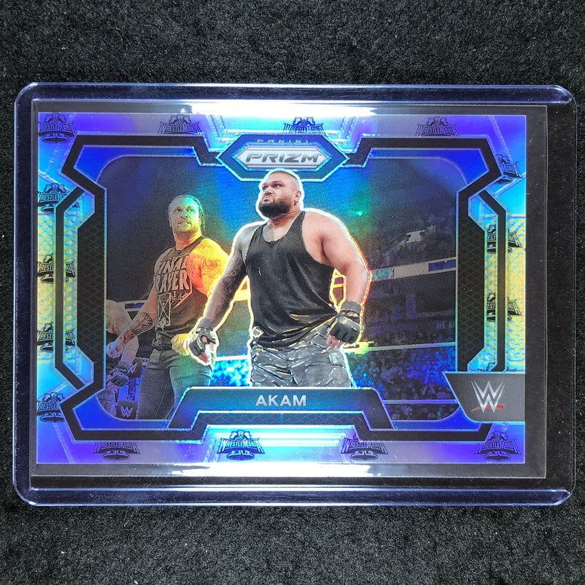 2024 Prizm WWE AKAM Base Horizontal Wrestlemania 4/40