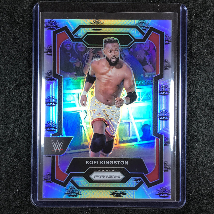 2024 Prizm WWE KOFI KINGSTON Base Vertical Wrestlemania 8/40