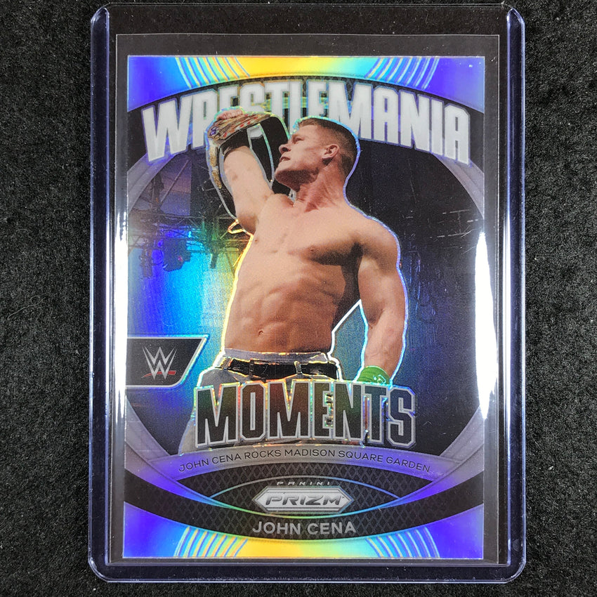 2024 Prizm WWE JOHN CENA Wrestlemania Moments Silver #38
