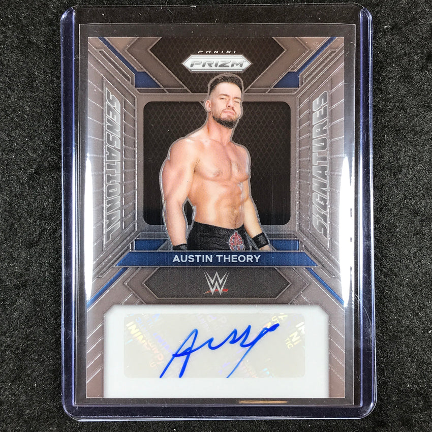 2024 Prizm WWE AUSTIN THEORY Sensational Signatures Auto Base #ATH