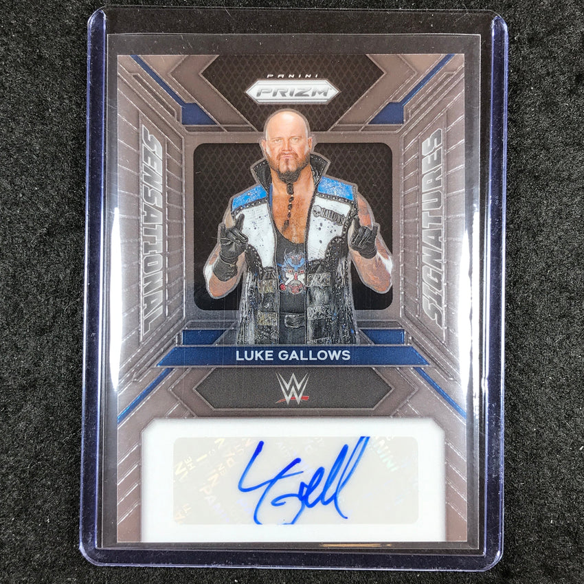 2024 Prizm WWE LUKE GALLOWS Sensational Signatures Auto Base #GAL