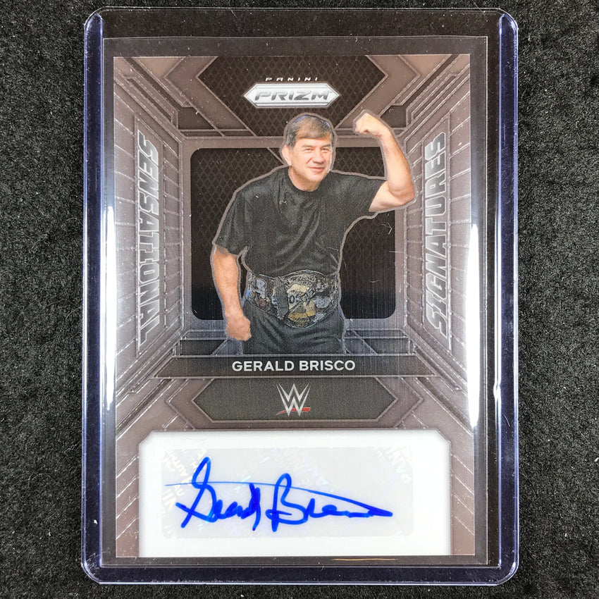 2024 Prizm WWE GERALD BRISCO Sensational Signatures Auto Base #GBR