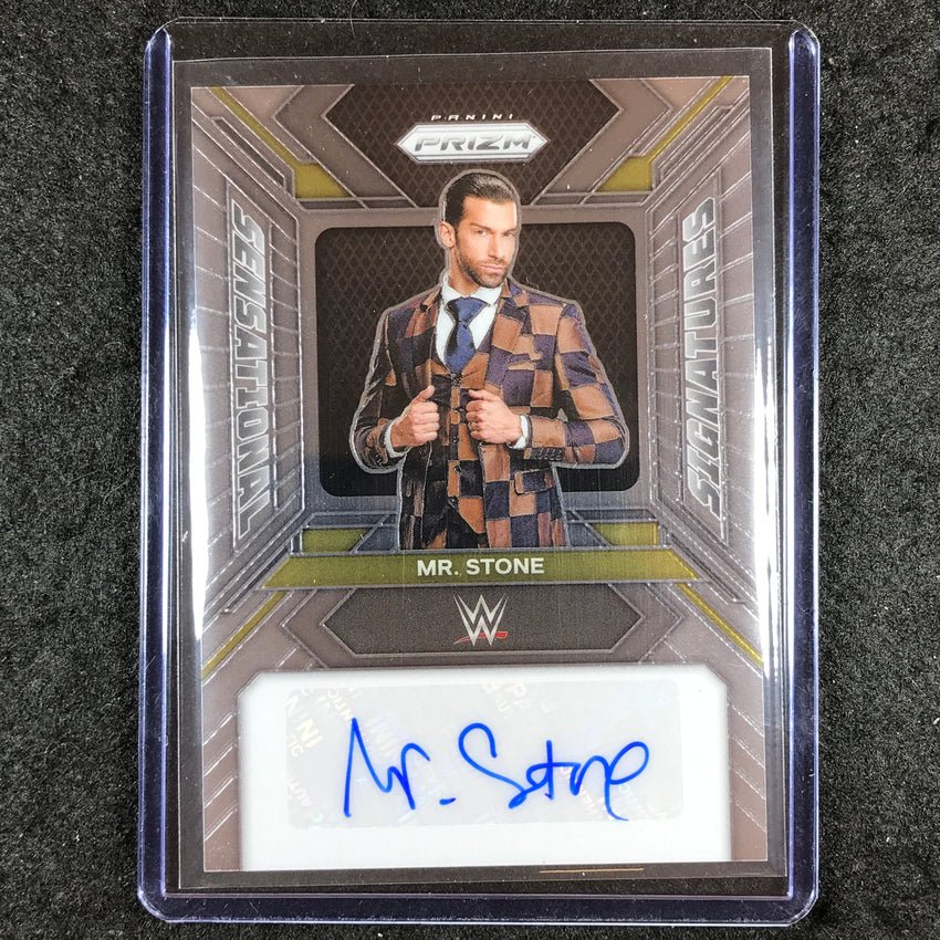 2024 Prizm WWE MR. STONE Sensational Signatures Auto Base #MRS
