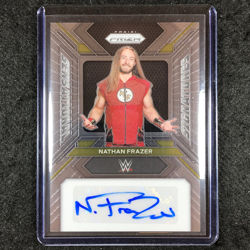 2024 Prizm WWE NATHAN FRAZER Sensational Signatures Auto Base #NFR