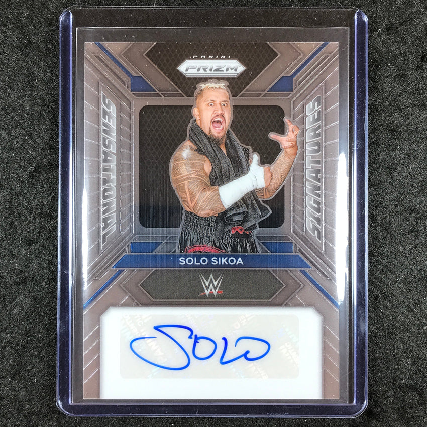 2024 Prizm WWE SOLO SIKOA Sensational Signatures Auto Base #SSI