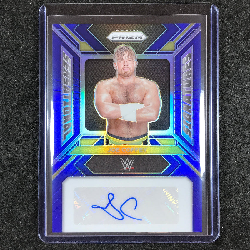 2024 Prizm WWE JOE COFFEY Sensational Signatures Auto Blue 40/49