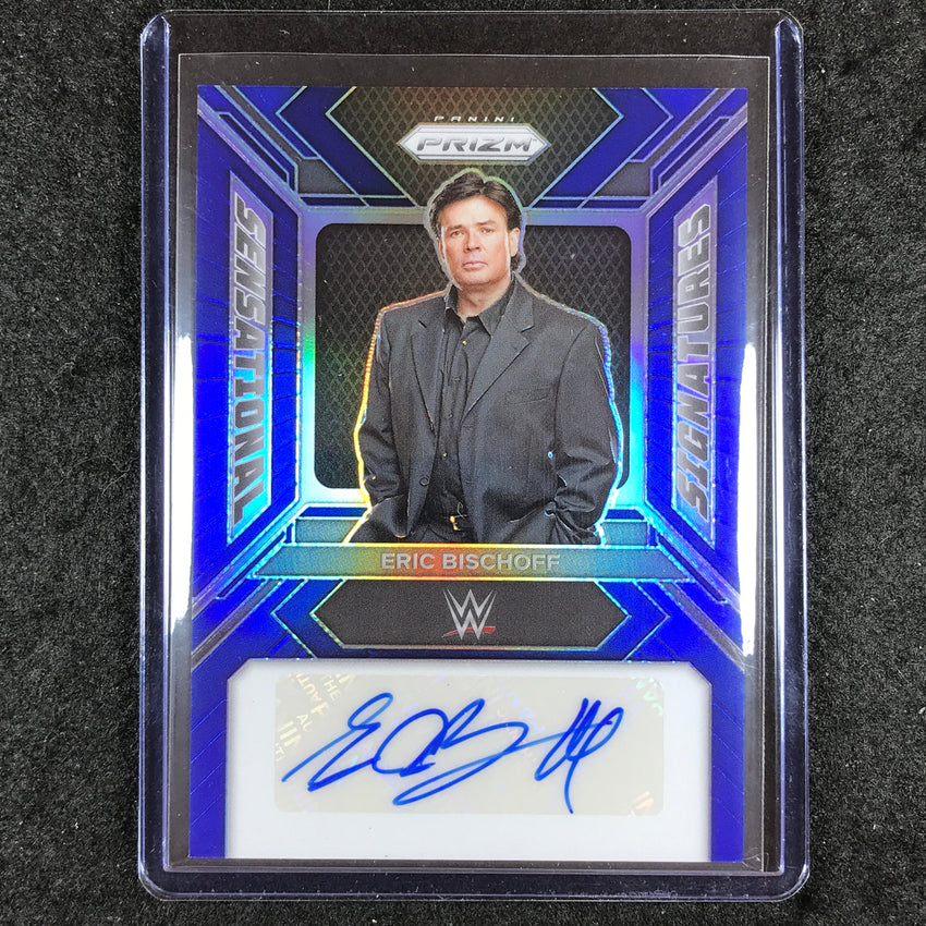 2024 Prizm WWE ERIC BISCHOFF Sensational Signatures Auto Blue 22/49