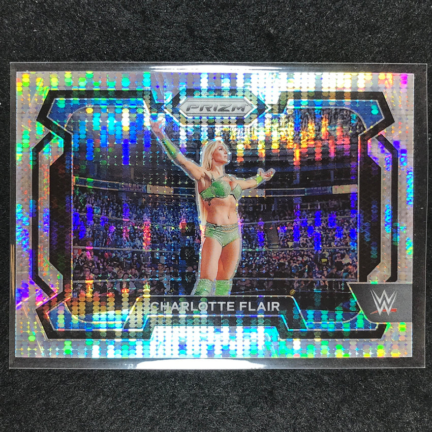 2024 Prizm WWE CHARLOTTE FLAIR Base Horizontal Pulsar /499 #28