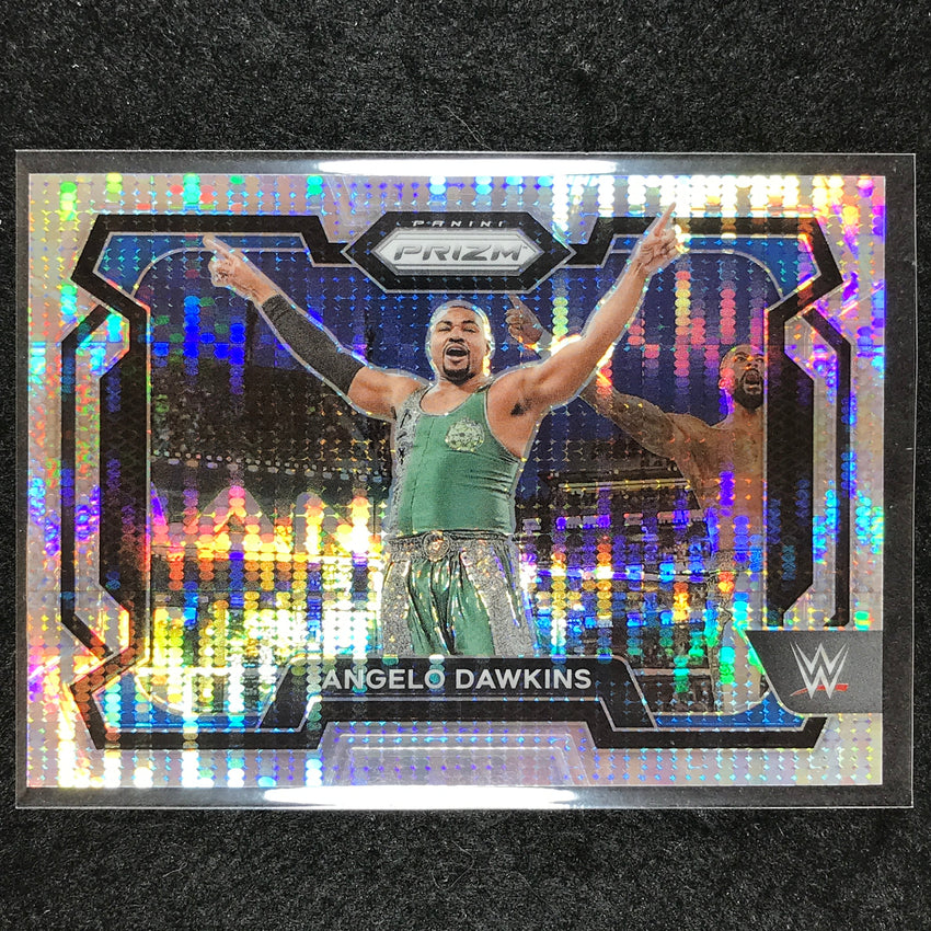 2024 Prizm WWE ANGELO DAWKINS Base Horizontal Pulsar /499 #54
