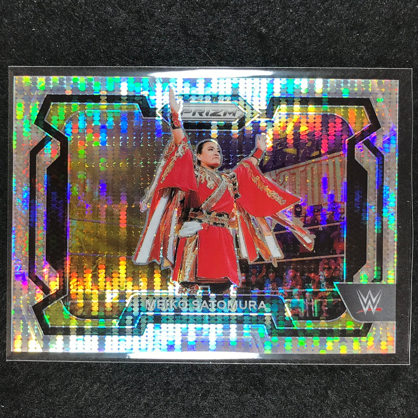 2024 Prizm WWE MEIKO SATOMURA Base Horizontal Pulsar /499 #83
