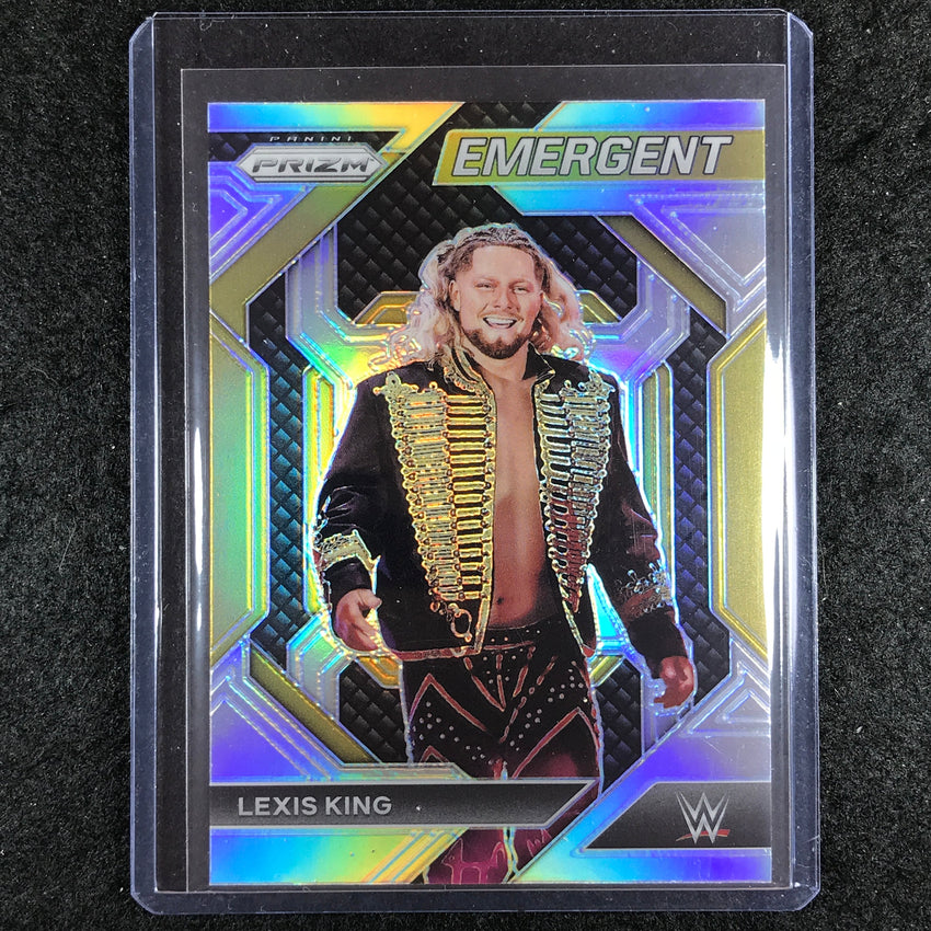 2024 Prizm WWE LEXIS KING Emergent Silver #8