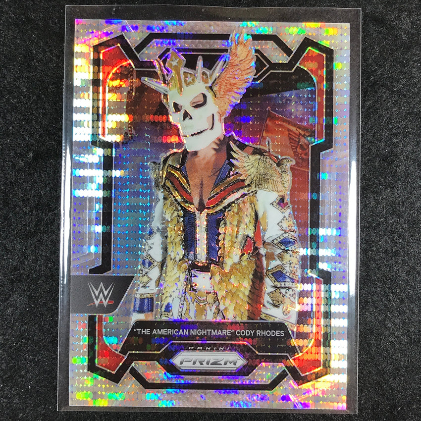 2024 Prizm WWE THE AMERICAN NIGHTMARE CODY RHODES Base Vertical Pulsar /499 #132