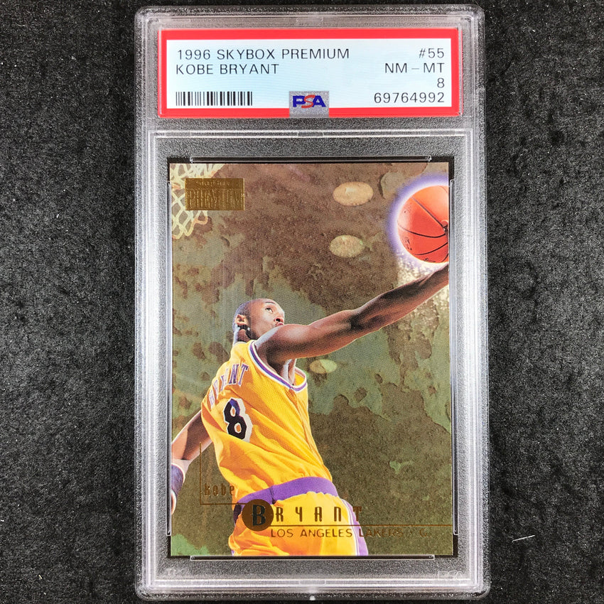 1996 Skybox Premium KOBE BRYANT Rookie #55 PSA 8 (992)