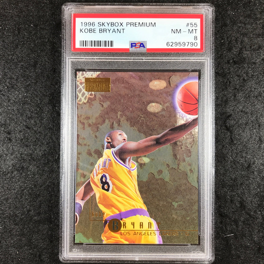 1996 Skybox Premium KOBE BRYANT Rookie #55 PSA 8 (790)