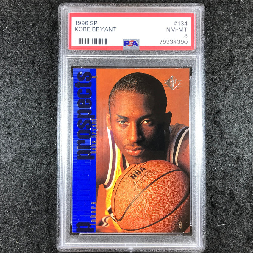1996 SP KOBE BRYANT Rookie Premier Prospects #134 PSA 8 (390)