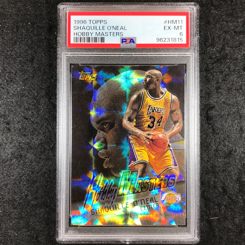 1996 Topps SHAQUILLE O'NEAL Hobby Masters #HM11 PSA 6 (815)