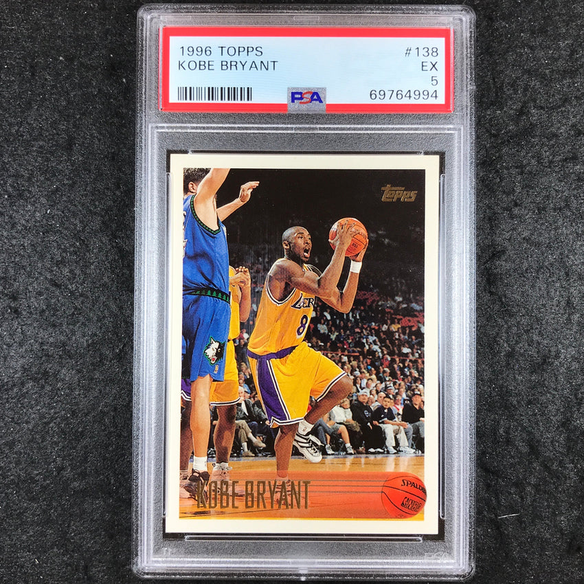 1996 Topps KOBE BRYANT Rookie #138 PSA 5 (994)