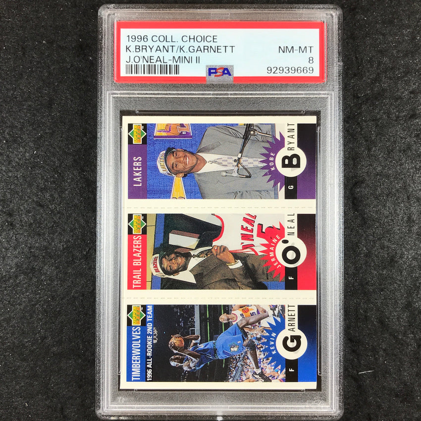 1996 Collector's Choice BRYNAT GARNETT O'NEAL Mini II Rookie PSA 8 (669)