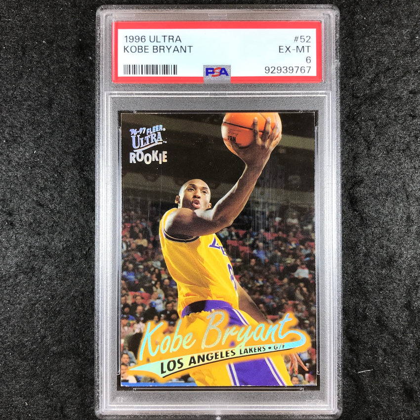 1996 Ultra KOBE BRYANT Rookie #52 PSA 6 (767)