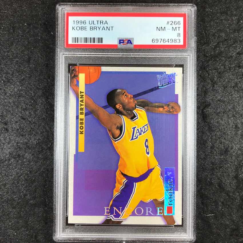 1996 Ultra KOBE BRYANT Rookie Encore #266 PSA 8 (983)