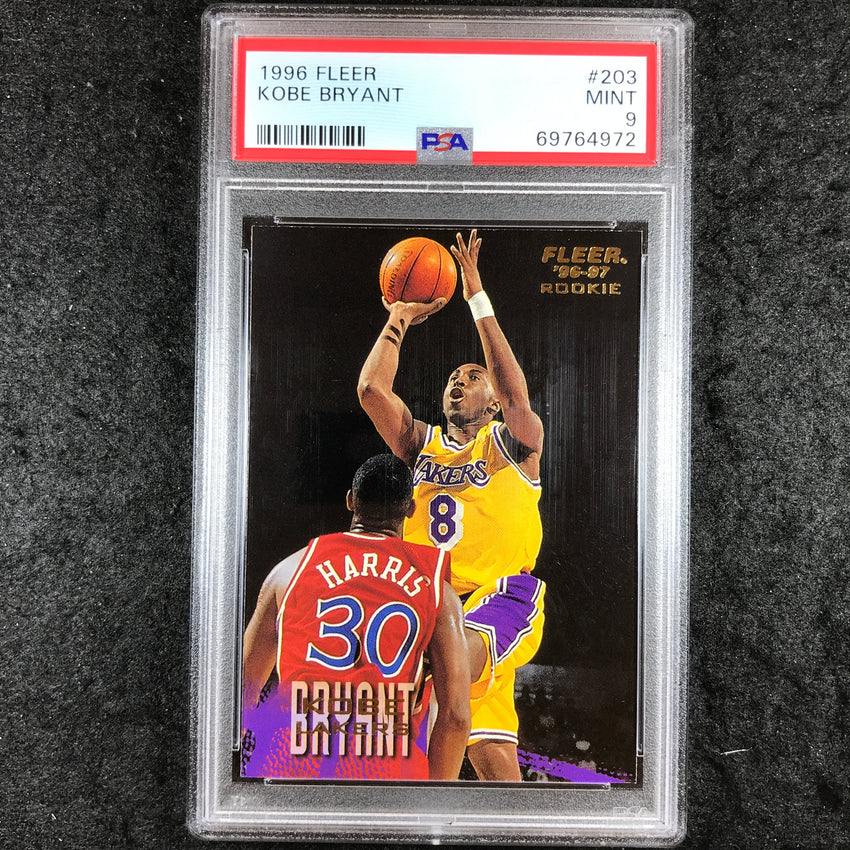 1996 Fleer KOBE BRYANT Rookie #203 PSA 9 (972)