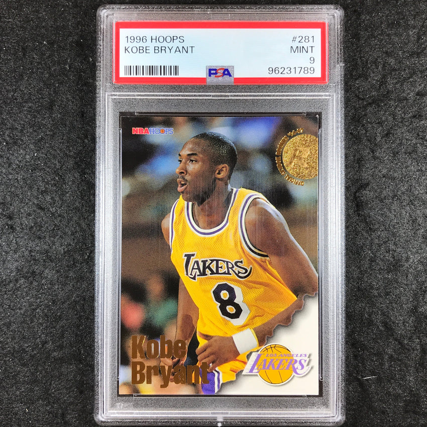 1996 Hoops KOBE BRYANT Rookie #281 PSA 9 (789)