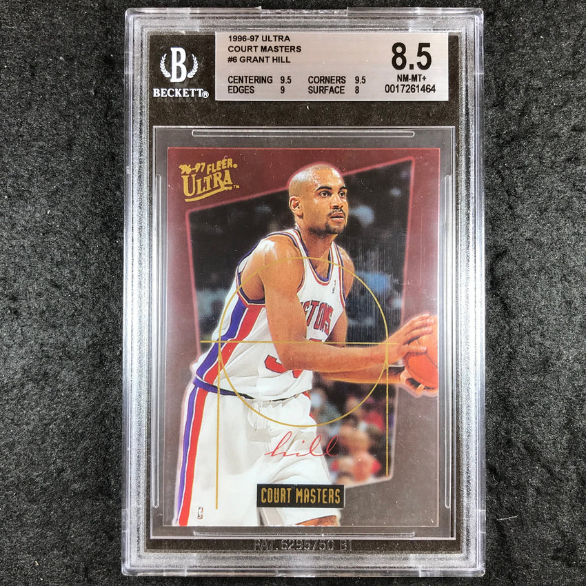 1996-97 Ultra GRANT HILL Court Masters #6 BGS 8.5 (464)