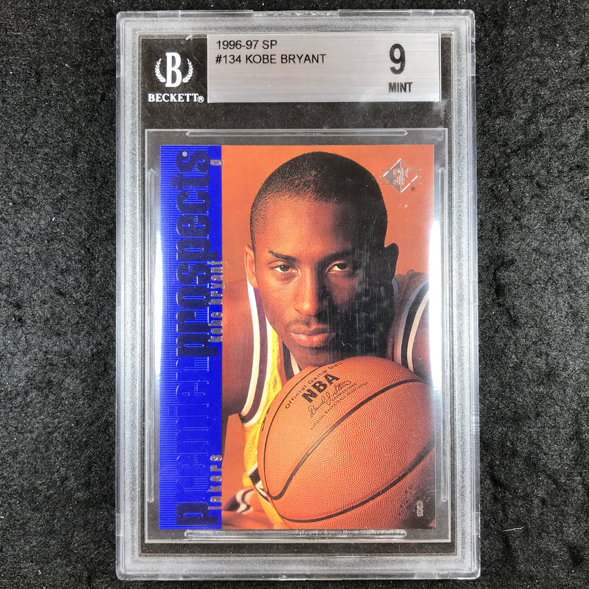 1996-97 SP KOBE BRYANT Rookie Premier Prospects #134 BGS 9 (963)
