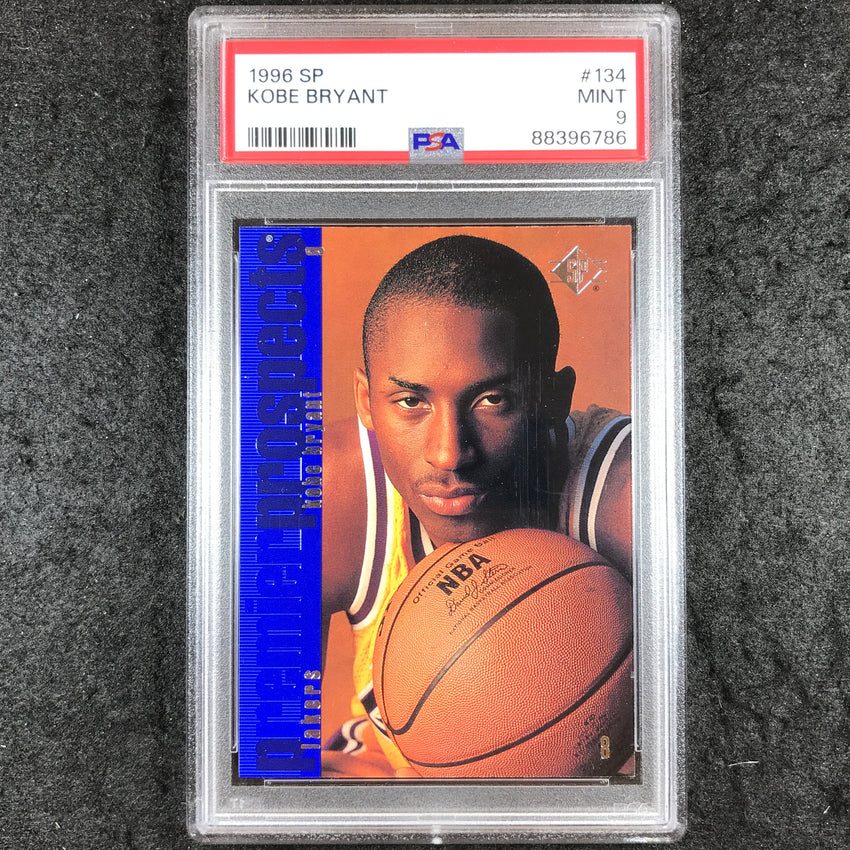1996 SP KOBE BRYANT Rookie Premier Prospects #134 PSA 9 (786)