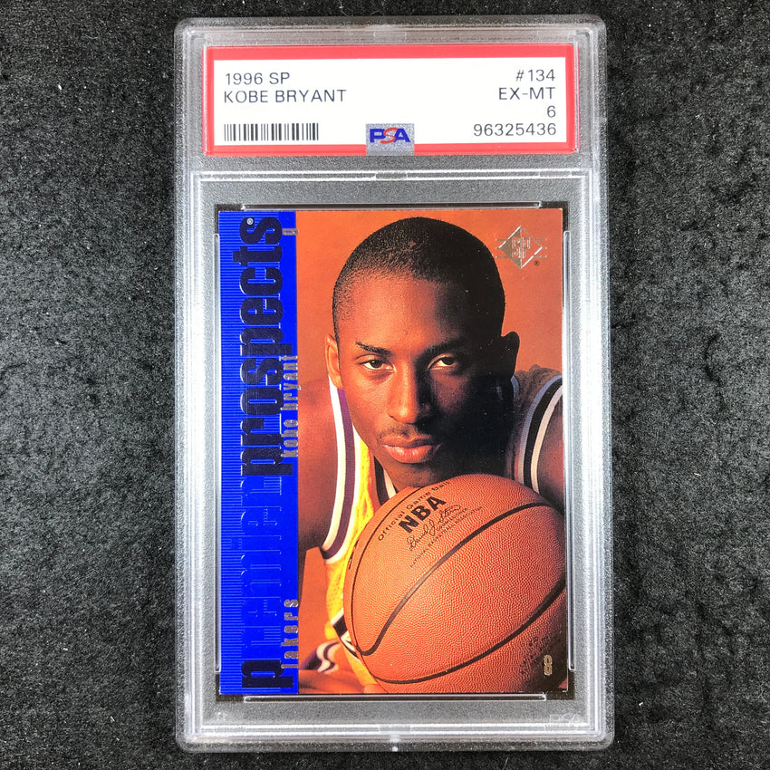 1996 SP KOBE BRYANT Rookie Premier Prospects #134 PSA 6 (436)