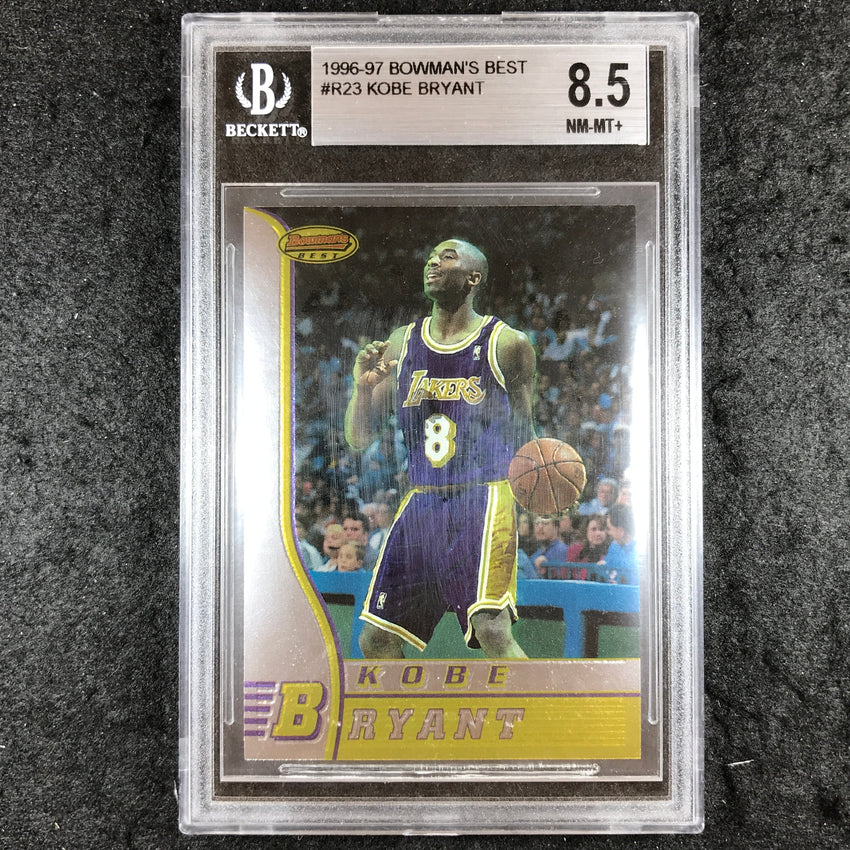 1996-97 Bowman's Best KOBE BRYANT Rookie #R23 BGS 8.5 (632)