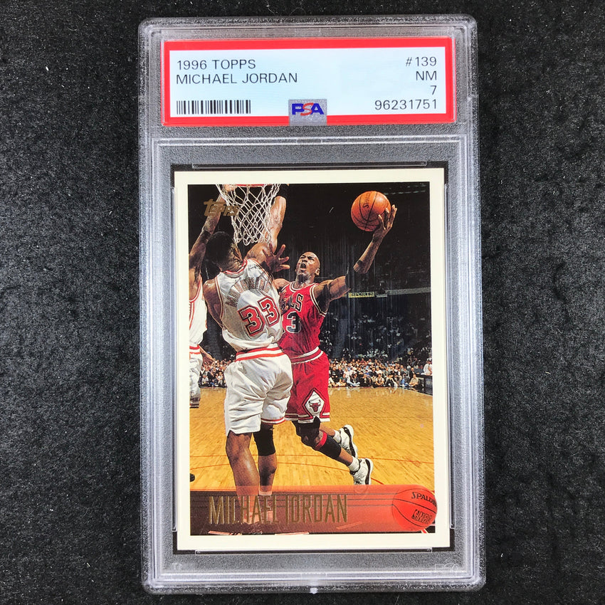 1996 Topps MICHAEL JORDAN #139 PSA 7 (751)