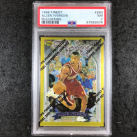 1996 Finest ALLEN IVERSON Rookie Heirs W/Coating #280 PSA 7 (978)