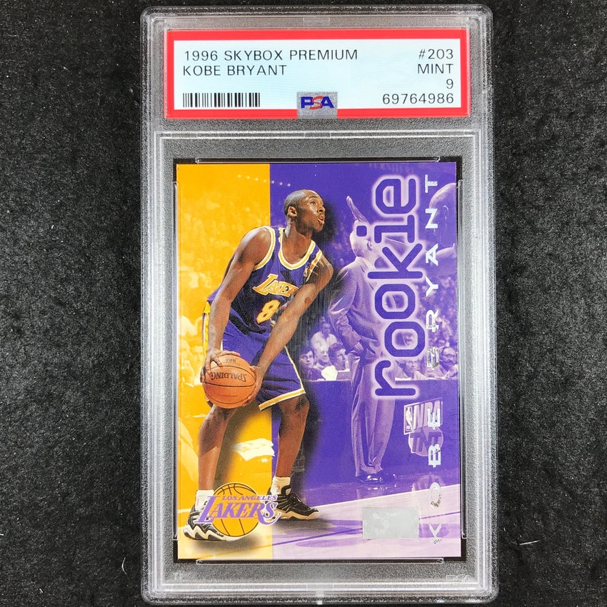 1996 Skybox Premium KOBE BRYANT Rookie #203 PSA 9 (986)
