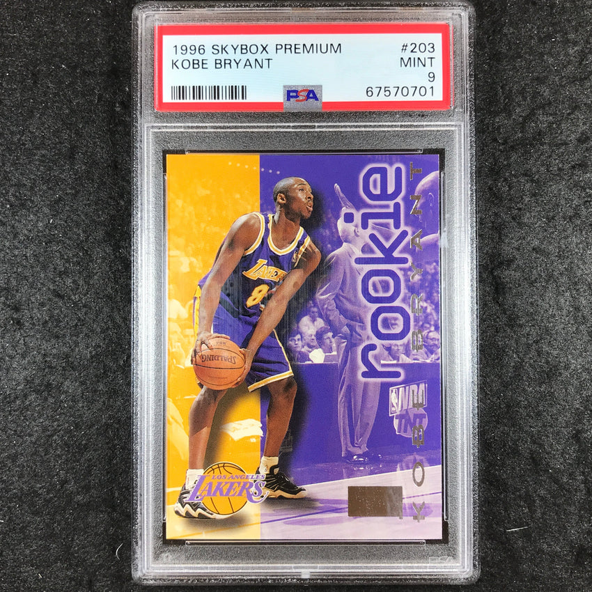 1996 Skybox Premium KOBE BRYANT Rookie #203 PSA 9 (701)
