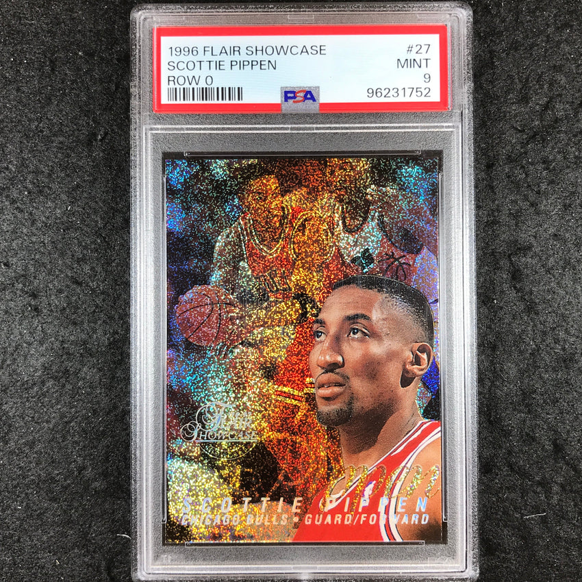 1996 Flair Showcase SCOTTIE PIPPEN Row 0 #27 PSA 9 (752)