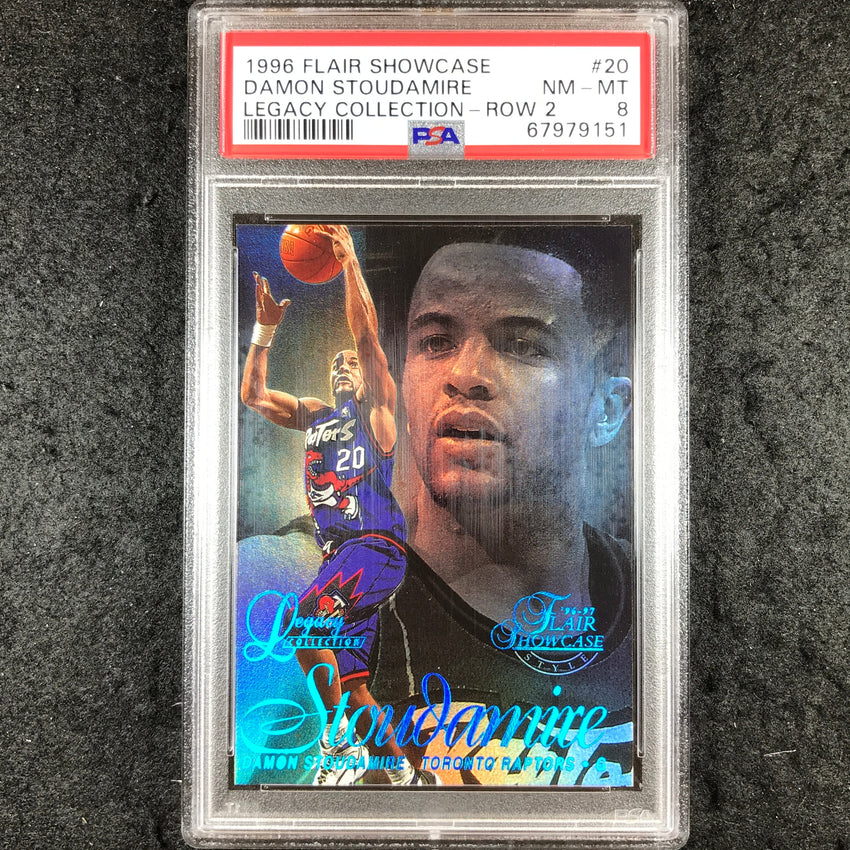1996 Flair Showcase DAMON STOUDAMIRE Legacy Collection Row 2 110/150 PSA 8 (151)