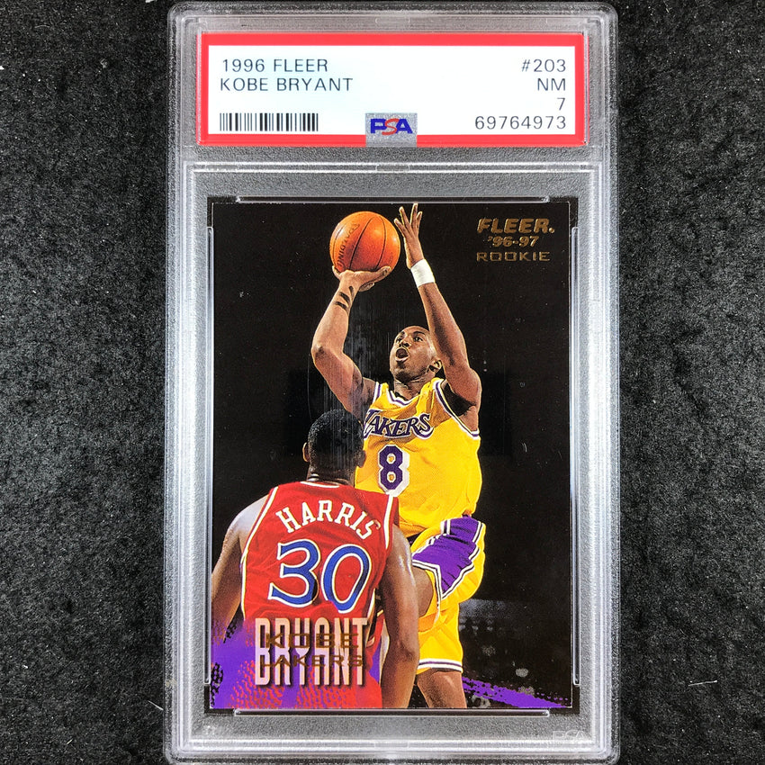 1996 Fleer KOBE BRYANT Rookie #203 PSA 7 (973)