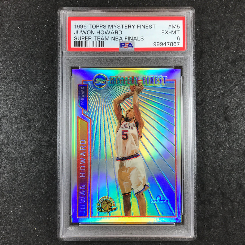 1996 Topps Mystery Finest JUWON HOWARD Super Team NBA Finals #M5 PSA 6 (867)