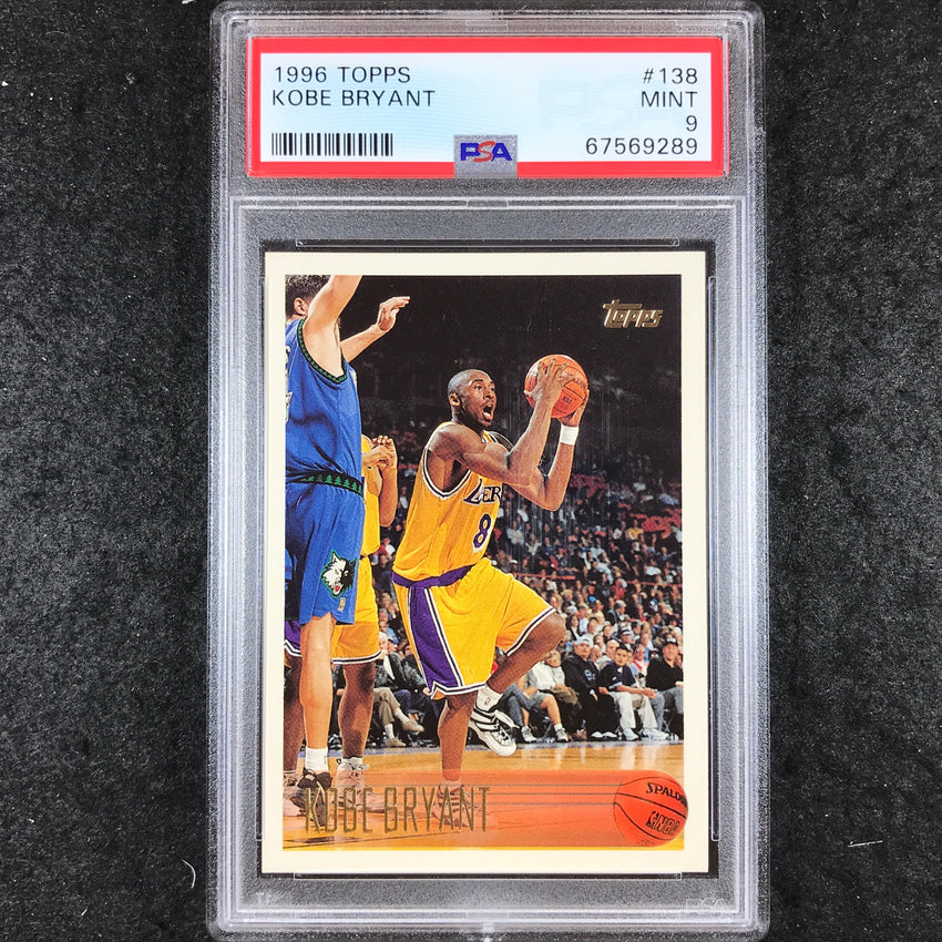 1996 Topps KOBE BRYANT Rookie #138 PSA 9 (289)