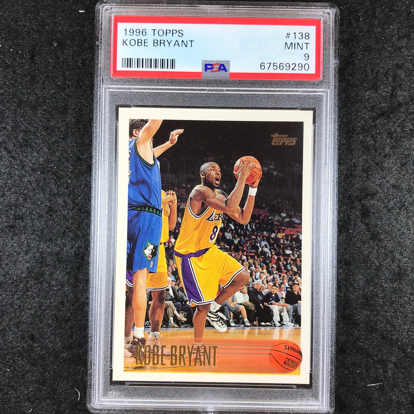 1996 Topps KOBE BRYANT Rookie #138 PSA 9 (290)