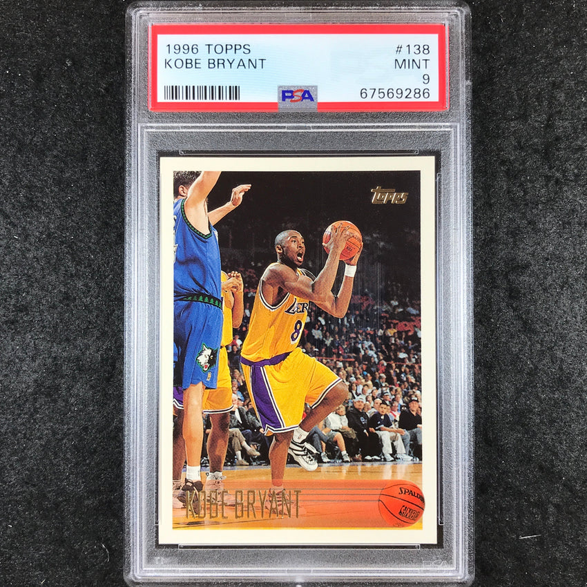 1996 Topps KOBE BRYANT Rookie #138 PSA 9 (286)