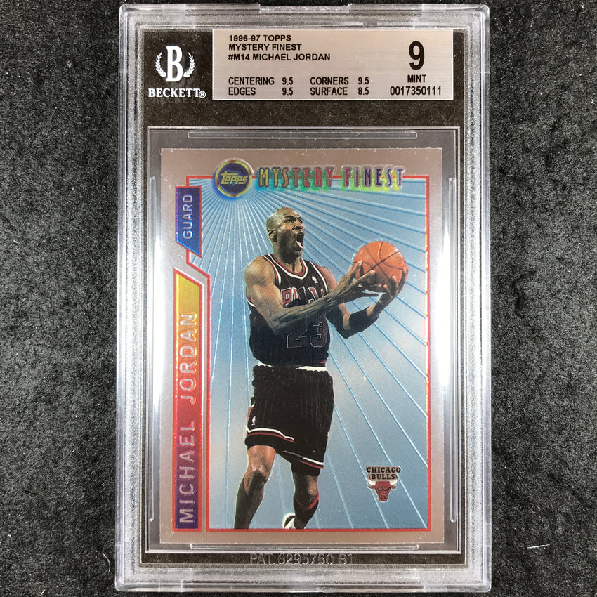 1996-97 Topps Mystery Finest MICHAEL JORDAN #M14 BGS 9 (111)