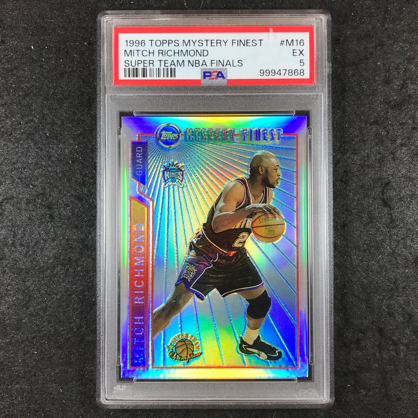 1996 Topps Mystery Finest MITCH RICHMOND Super Team NBA Finals #M16 PSA 5 (868)